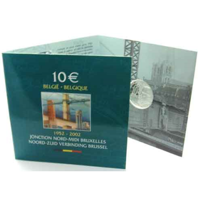 Belgien-10-Euro-2002-Nord--Süd-Verbindung---III