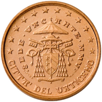  Vatikan Euromünzen Sede Vacante Sedisvakanz 2005