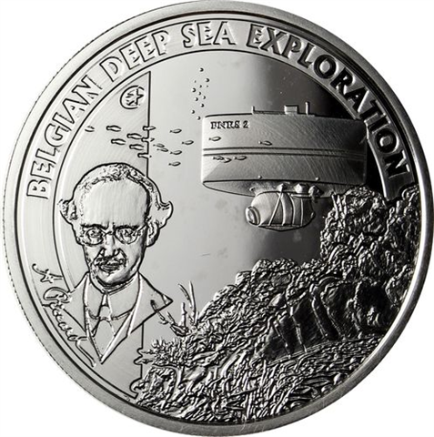 Belgien 10 Euro 2011 Tiefseeforscher Piccard - III