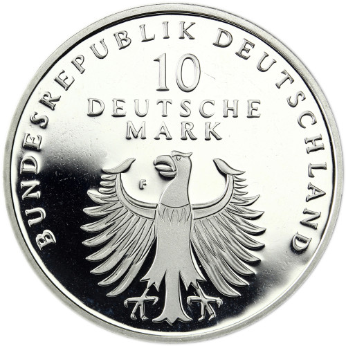 Deutschland 10 DM Münzen 1998 PP - 50 Jahre Deutsche Mark Mzz. komplett A bis J