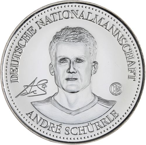 Set I+II Silber-Gold-Gedenkprägungen-der-Nationalmanschaft-2014