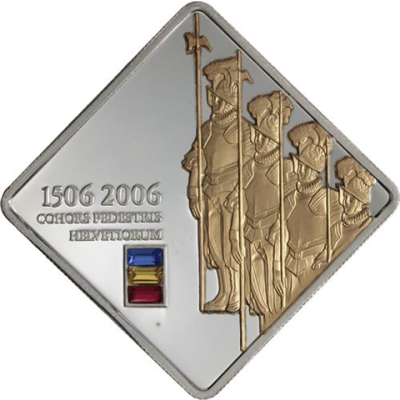 Cook Islands- 5 Dollar-2006-AGpp-Schweizer Garde-RS