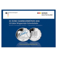 Deutschland-35-Euro-2026-PP-Silber-Wuppertaler-Schwebebahn-Folder