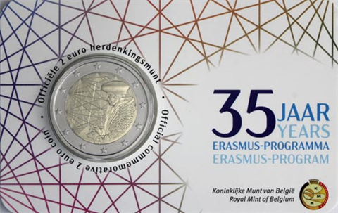 Belgien-2Euro-2022-Erasmus-CoinCard