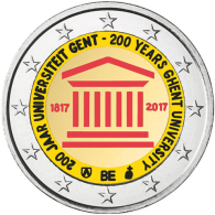 belgien-2-euro-2017-Farbmünze-universitaet-von-gent-RS
