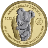 Gabun-1000 Francs-2022-AUpp-WeißRhod-Koala-RS