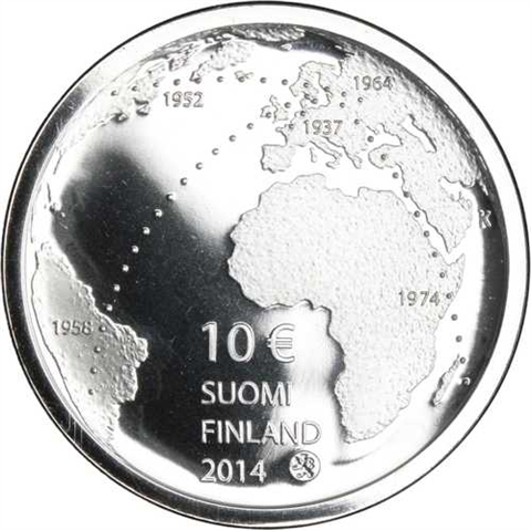 Finnland-10Euro-2014-AGpp-Tapiovaara-Folder