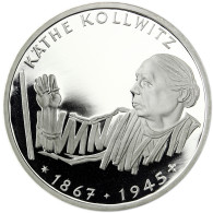 Deutschland 10 DM Silber 1992 PP 125. Geburtstag von Käthe Kollwitz