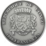 Kongo 1000 Francs 2014 Antique Finish - Gorilla Silbermünzen 1 Unze 