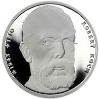 Deutschland 10 DM Silber 1993 PP 150. Geburtstag von Robert Koch I