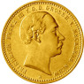 10 Mark Münze 1890 Großherzogtum Mecklenburg-Schwerin J.232 Franz III. Gold Kaiserreich 