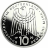 Deutschland-10-DM-Silber-1999-PP-50-Jahre-SOS-Kinderdörfer-MzzD