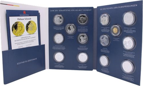 Deutschland-Set-Medaillen-HelmutSchmidt-2Alben