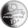 Frankreich-10 Francs-1996-AGpp-World Cup 1998-Fußballer Reiter-VS