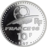 Frankreich-10 Francs-1997-AGpp-World Cup 1998-SchussBrandenburgerTor-VS