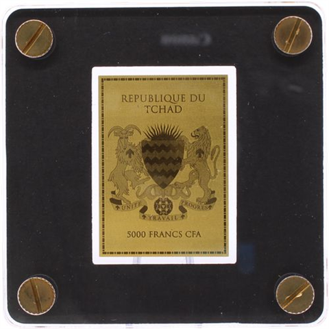 Tschad-10x5000 Francs-AU-Ancient Egypt-Etui