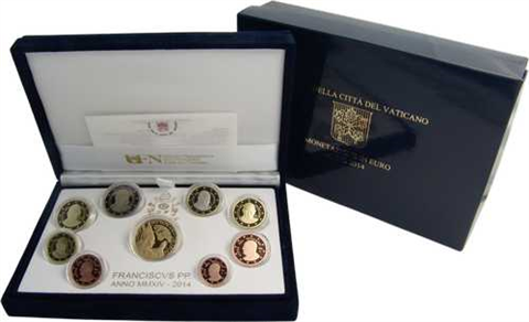 Vatikan 50 euro 2014 PP-Satz Franciscus 1 4
