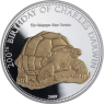 Samoa-10 Dollar-2009-PPvergoldet-Galapagos Giant-RS
