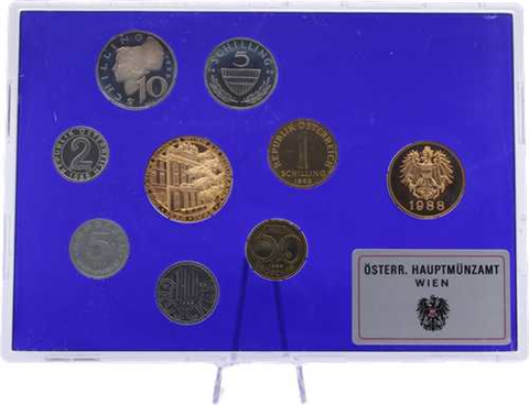Österreich-16,67Schilling-1988-Kurs-VS
