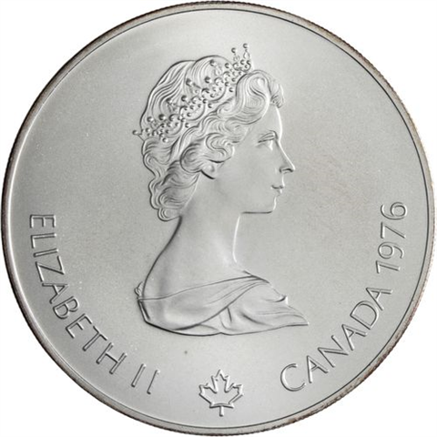 Kanada-14x10+14x5 Dollar-1973-1976-AGstgl-Olymp Montreal 76-Etui