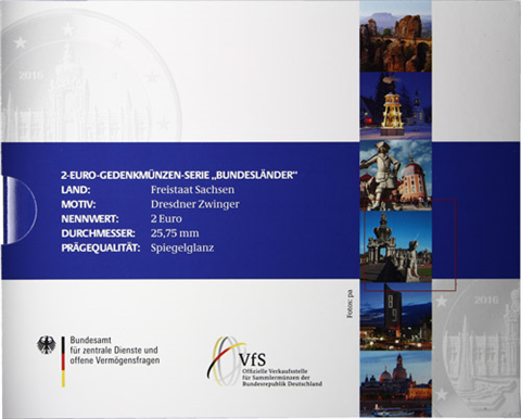 Deutschland-5x-2-Euro-2016-PP-Dresdner-Zwinger-Komplettset-im-Folder-1