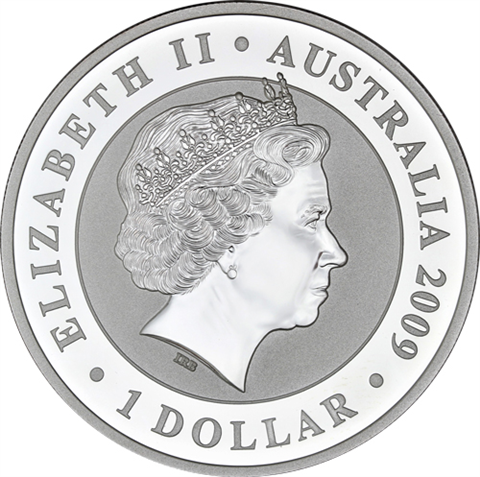 Australien-1Dollar-2009-Silbermünze-1Oz-Koala-RS
