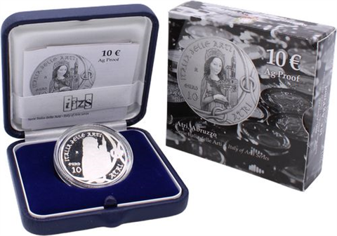 Italien-10 Euro-2014-AGpp-Atri Abruzzo-RS