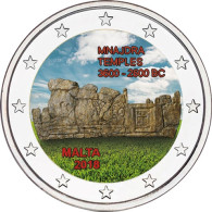 Malta 2 Euro-Gedenkmünze 2018 Mnjada mit Farb-Motiv Farbmünzen Sammlermünzen Zubehör Münzkatalog bestellen Historia Hamburg 