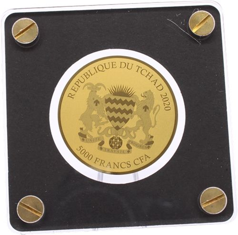 Tschad-6x5000 Francs-2020-AU-Planet Erde-Etui