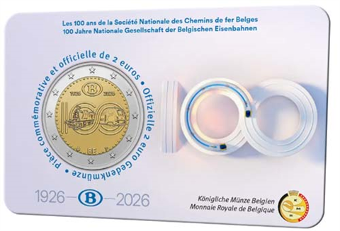 Belgien-2-Euro-2026-CoinCard-SNCB-Staatsbahnen-RS
