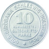 N 39 -  10- Hundertstel Gutschrifts-Marke 1923 der Provinz Schleswig-Holstein 
