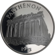 Frankreich-100 Francs 15 Ecus-1995-AGpp-Parthenon-RS