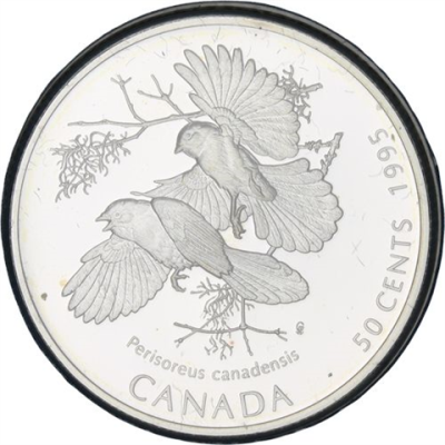 Kanada-50 Cent-1995-AGstgl-Canada on the Wing-RS