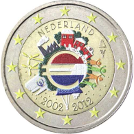 Niederlande 2 Euro 2012 stgl. Bargeld in Farbe