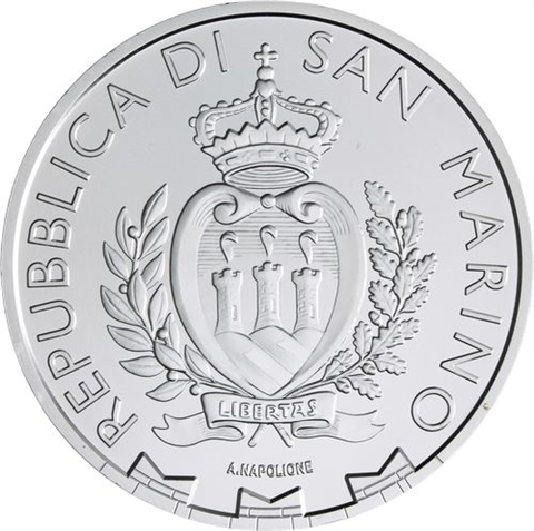 San Marino-5 Euro-2026-AGstgl-Falke-RS I