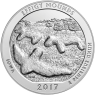 USA-Quarter-Dollar-2017-AgStgl-EffigyMoundsNationalMonument-Iowa-5oz-RS