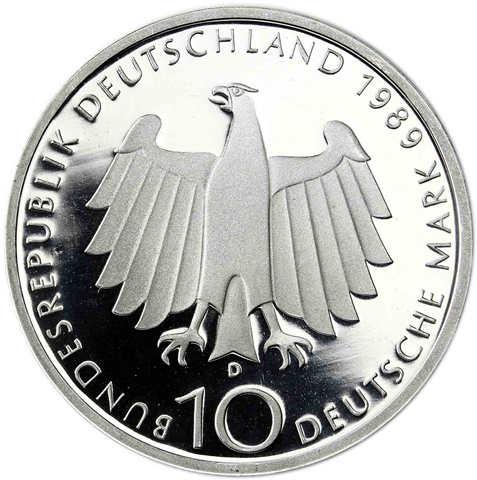 Deutschland 10 DM Silber 1989 PP 2000 Jahre Bonn I