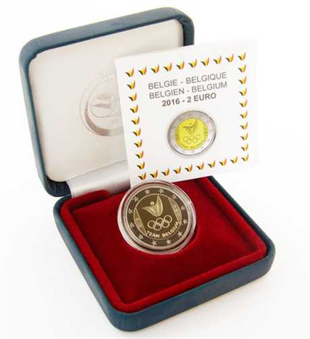 Belgien-2Euro-2016-PP-Olympische Spiele-RS