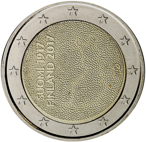 Finnland-2-Euro-2017-100-Jahre-Unabhängigkeit-RS