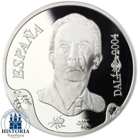 Spanien 10 Euro 2004 PP Dali RS