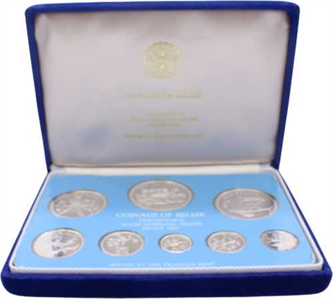 Belize-16,91 Dollar-1975-PP-KMS-Etui