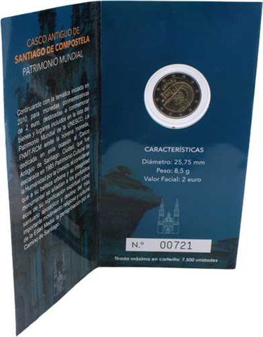 Spanien-2Euro-2018-PP-Compostela-Coincard