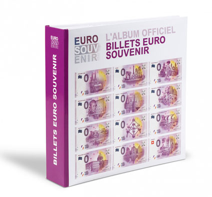 358046 -  Album für  " Euro - Souvenier " Banknoten Billets 0 Euro Scheine