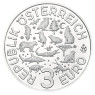 3 Euro Muenzen Oesterreich Tiger 