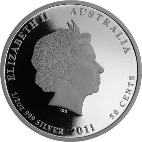 Australien-50 Cent-2011-AGpp-Farbe-Starfish-RS