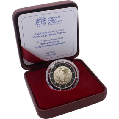 Slowakei-2 Euro-2022-PP-Erasmus-Etui