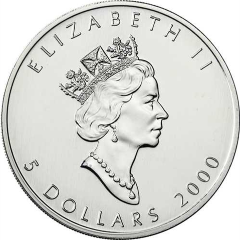 Kanada 5 Dollars 2000 Stgl. Maple Leaf - Privy Millenium I