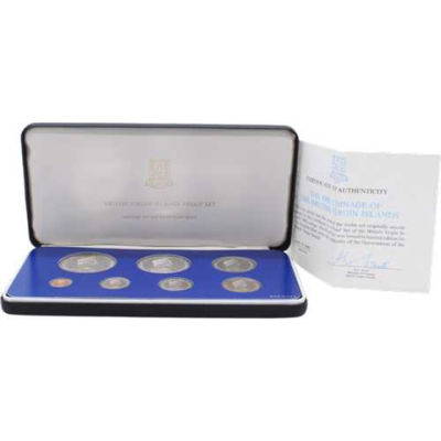 Britische Junferninseln-6,91 Dollar-1982-PP-KMS-Etui