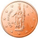 San Marino 2 Cent 2005 bfr.Freiheitsstatue von Stefano Galletti