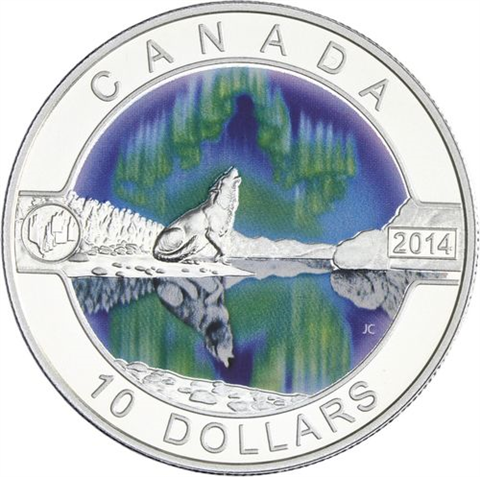 Kanada-10x10Dollar-2014-AG-Etui